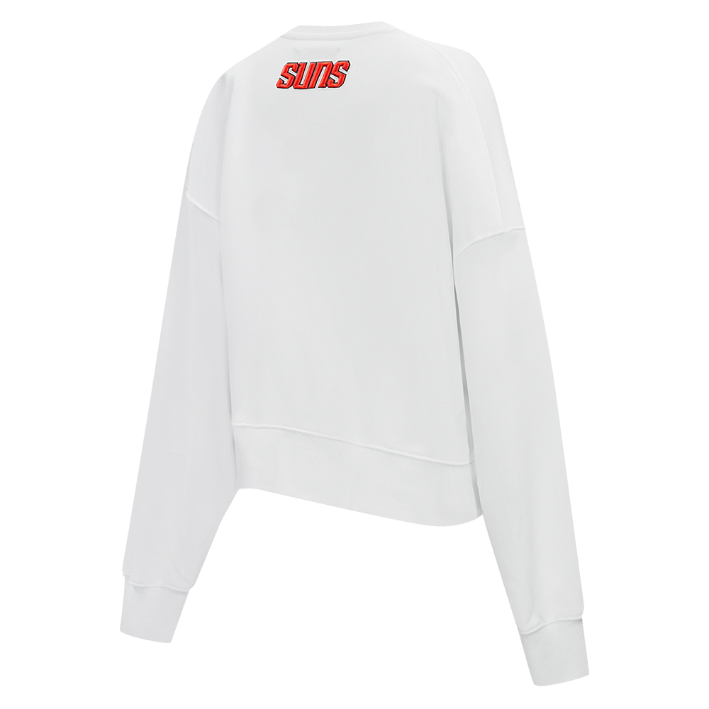 NBA PHOENIX SUNS CLASSIC WOMEN'S CREWNECK (WHITE)
