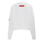 NBA PHOENIX SUNS CLASSIC WOMEN'S CREWNECK (WHITE)