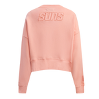 NBA PHOENIX SUNS NEUTRAL FLEECE CREWNECK (GUAVA)