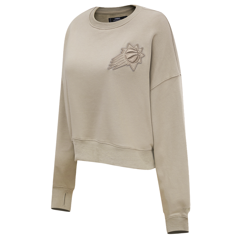 NBA PHOENIX SUNS NEUTRAL WOMEN'S CREWNECK (TAUPE)