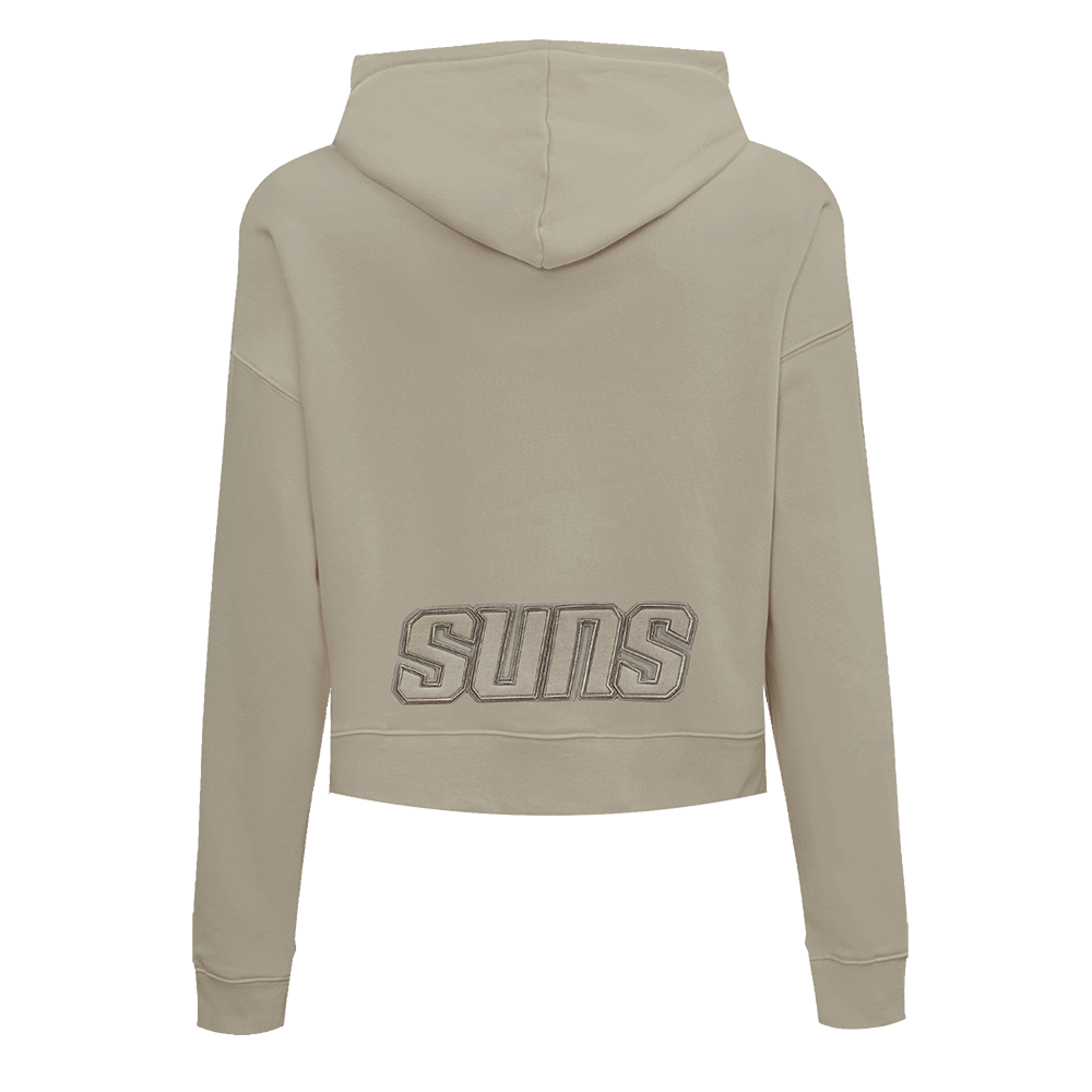 NBA PHOENIX SUNS NEUTRAL CHANDAIL À CAPUCHON COURT POUR FEMME (TAUPE)