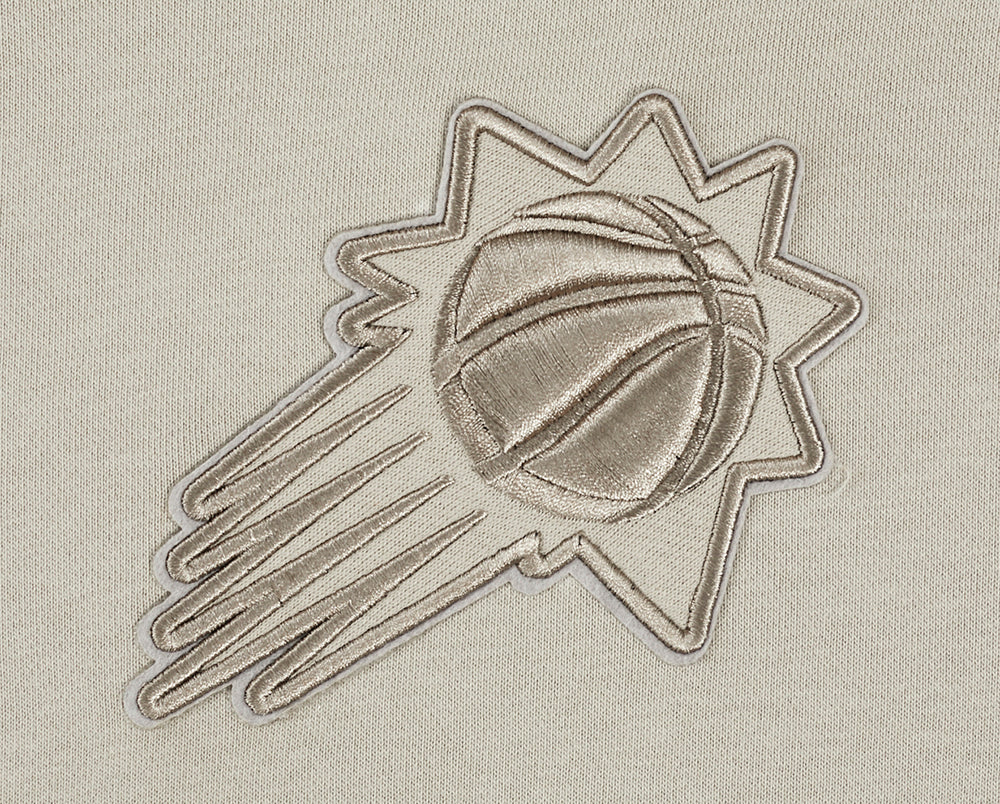 NBA PHOENIX SUNS NEUTRAL CHANDAIL À CAPUCHON COURT POUR FEMME (TAUPE)