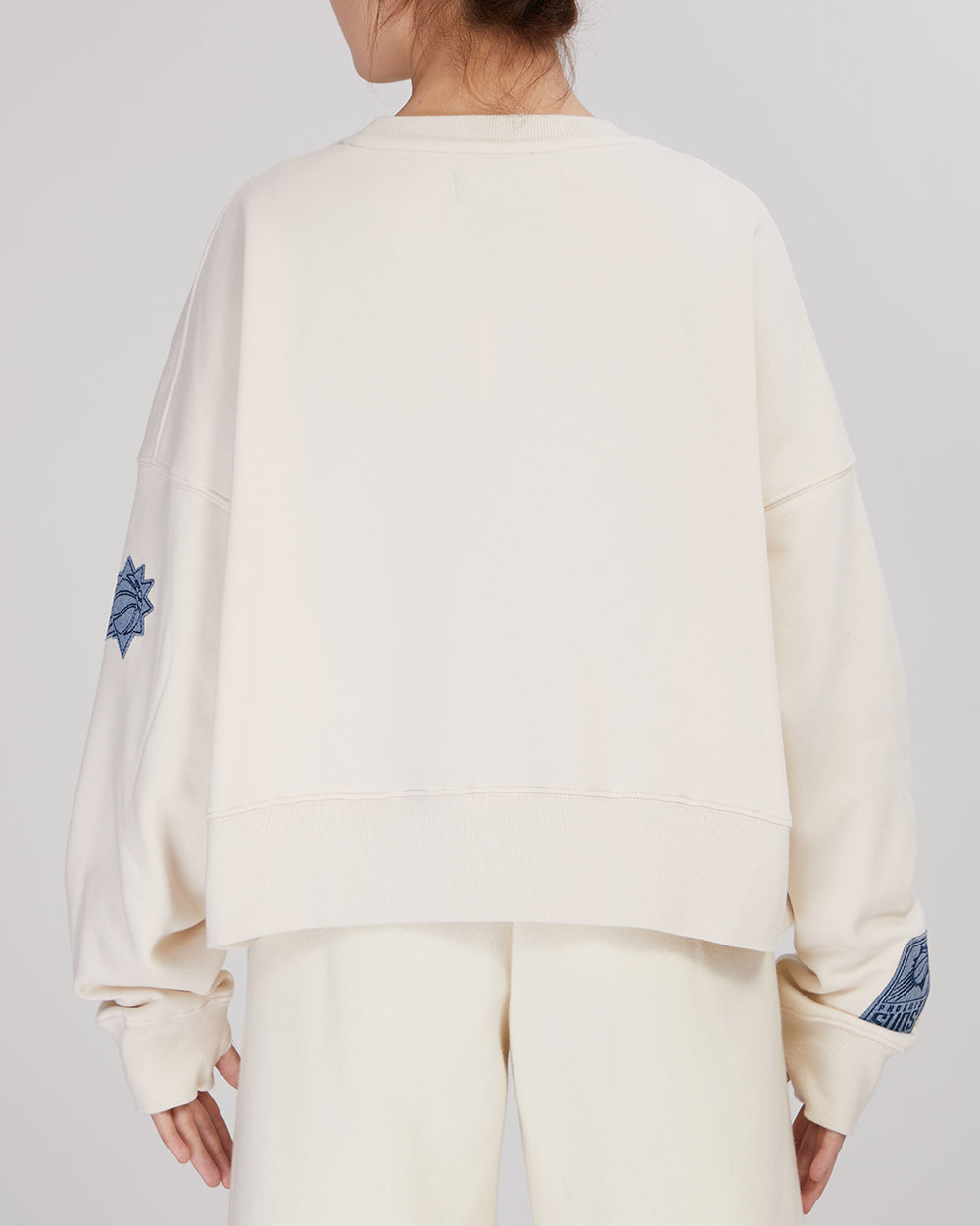 NBA PHOENIX SUNS VARSITY BLUES WOMEN'S CREWNECK (LINEN)