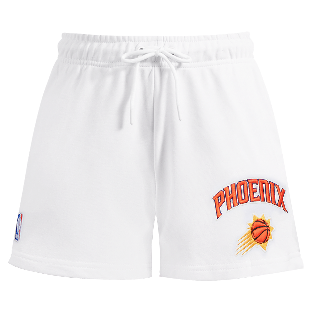 NBA PHOENIX SUNS CLASSIC WOMEN'S FLEECE SHORT (WHITE)
