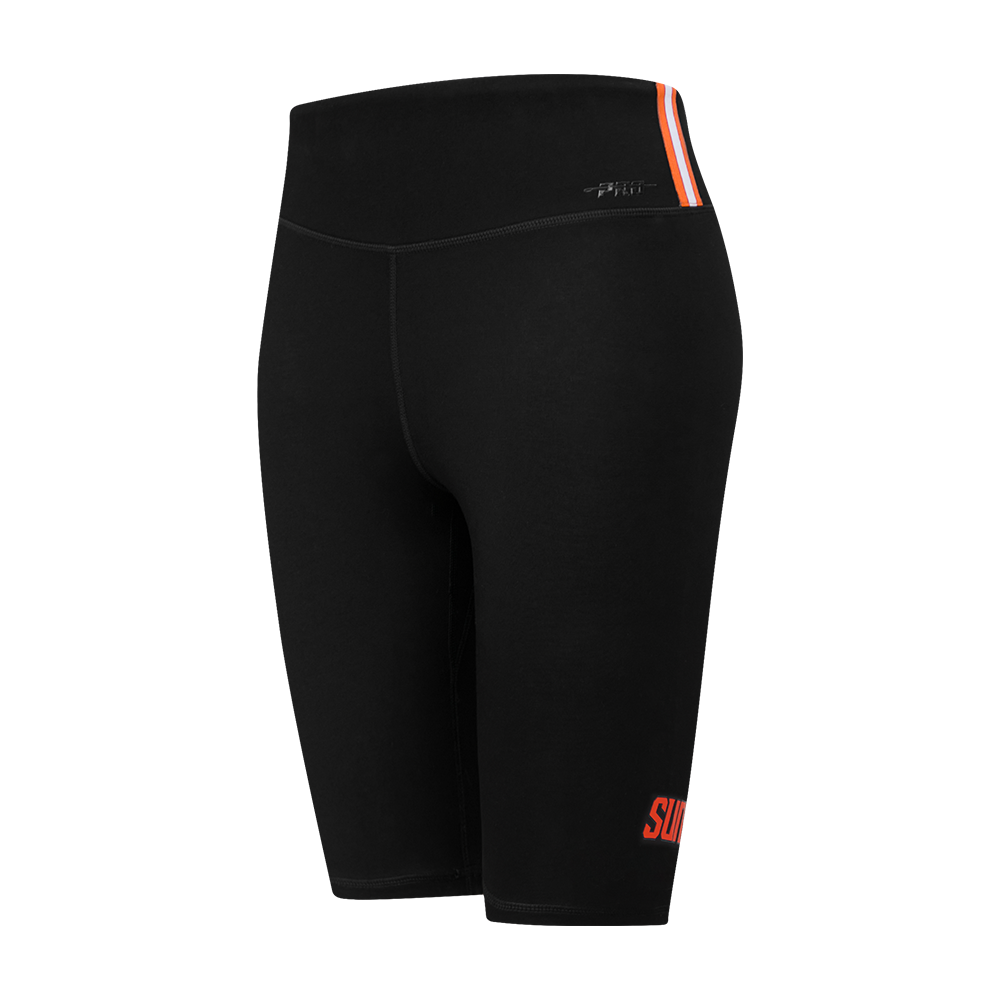 NBA PHOENIX SUNS CLASSIC WOMEN'S COTTON BIKE SHORT (BLACK)