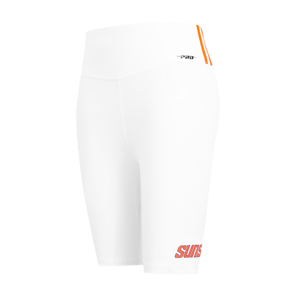 NBA PHOENIX SUNS CLASSIC WOMEN'S COTTON BIKE SHORT (WHITE)