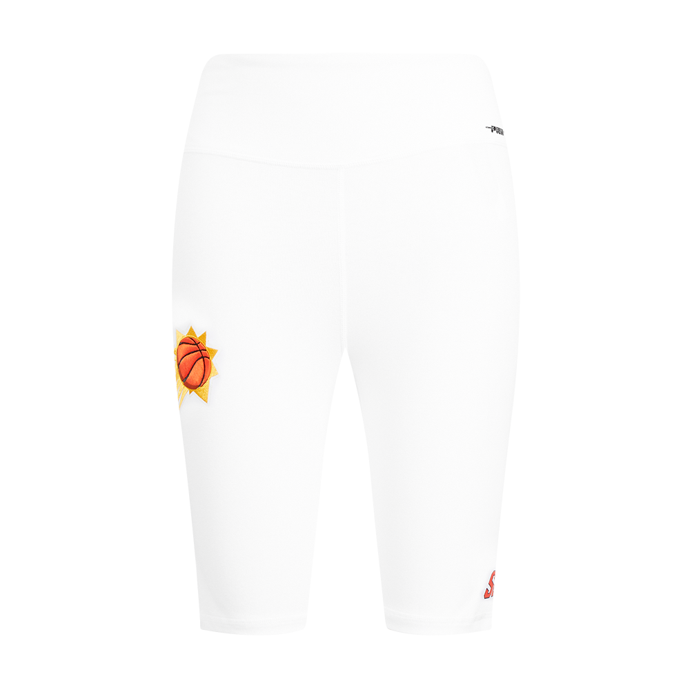 NBA PHOENIX SUNS CLASSIC WOMEN'S COTTON BIKE SHORT (WHITE)