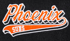 NBA PHOENIX SUNS SCRIPT TAIL BLOUSON COLLÉGIAL EN LAINE POUR FEMME (NOIR/ORANGE)
