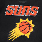 NBA PHOENIX SUNS RETRO CLASSIC WOMEN'S RIB WOOL VARSITY JACKET (BLACK/ORANGE)