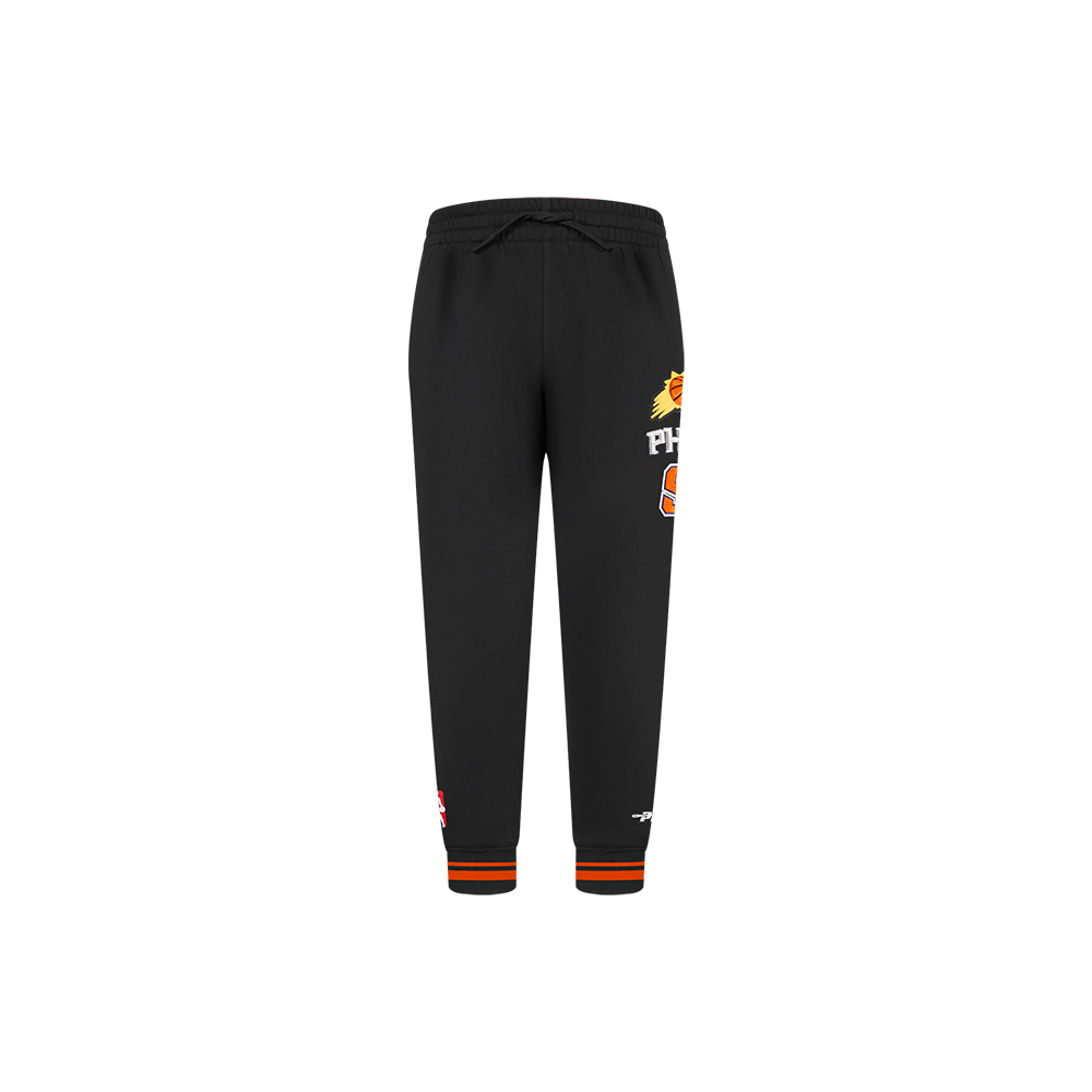 NBA PHOENIX SUNS RETRO CLASSIC LITTLE BOYS RIB FLC SWEATPANT (BLACK/ORANGE)