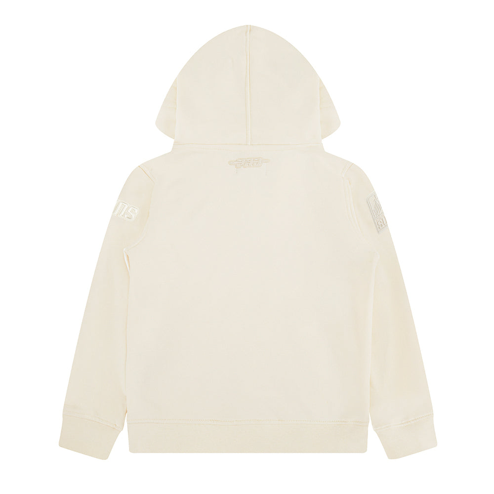 NBA PHOENIX SUNS NEUTRAL LITTLE BOYS FLEECE PULLOVER HOODIE (EGGSHELL)