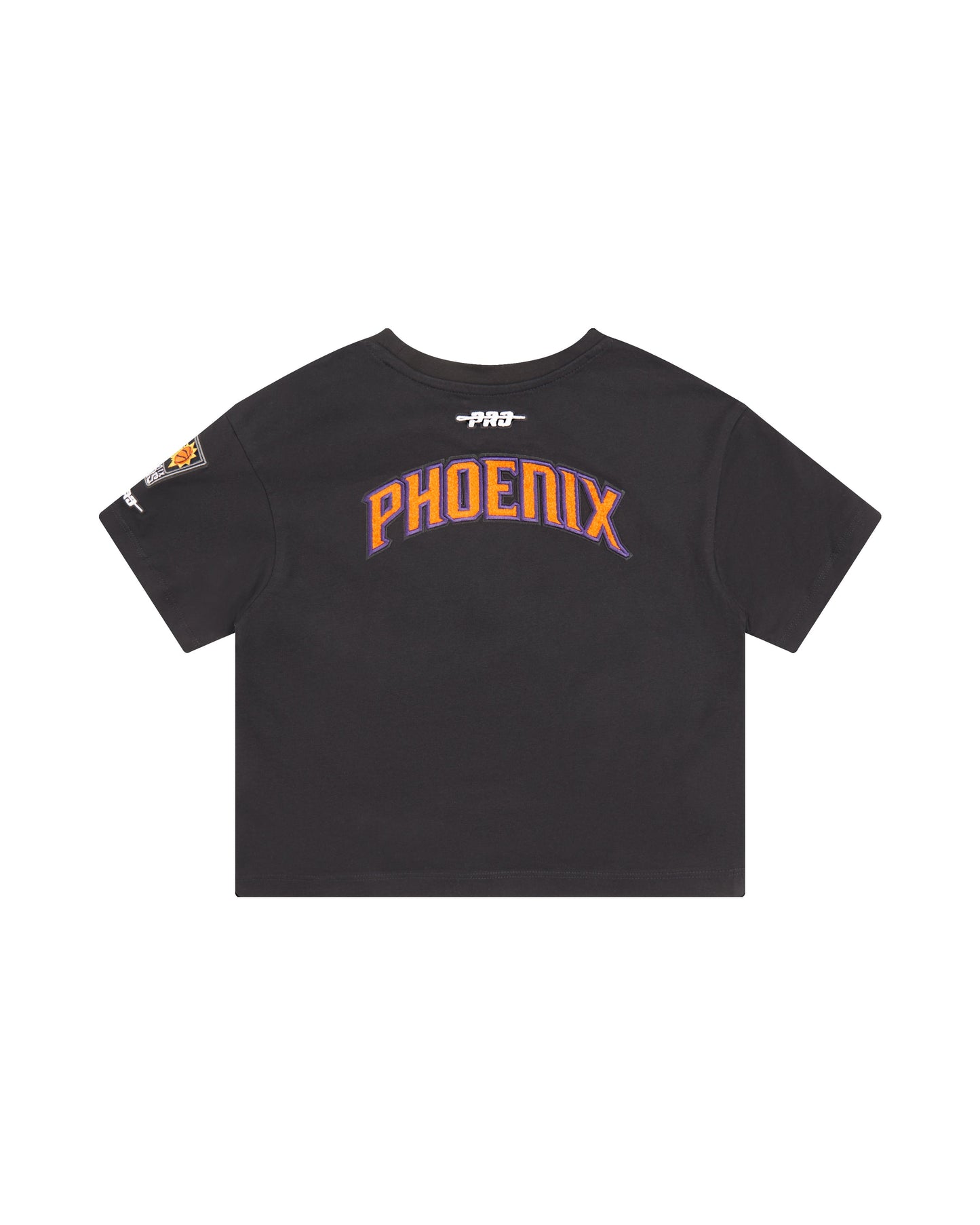 NBA PHOENIX SUNS CLASSIC LITTLE GIRLS SHORT SLEEVE BOXY TEE (BLACK)