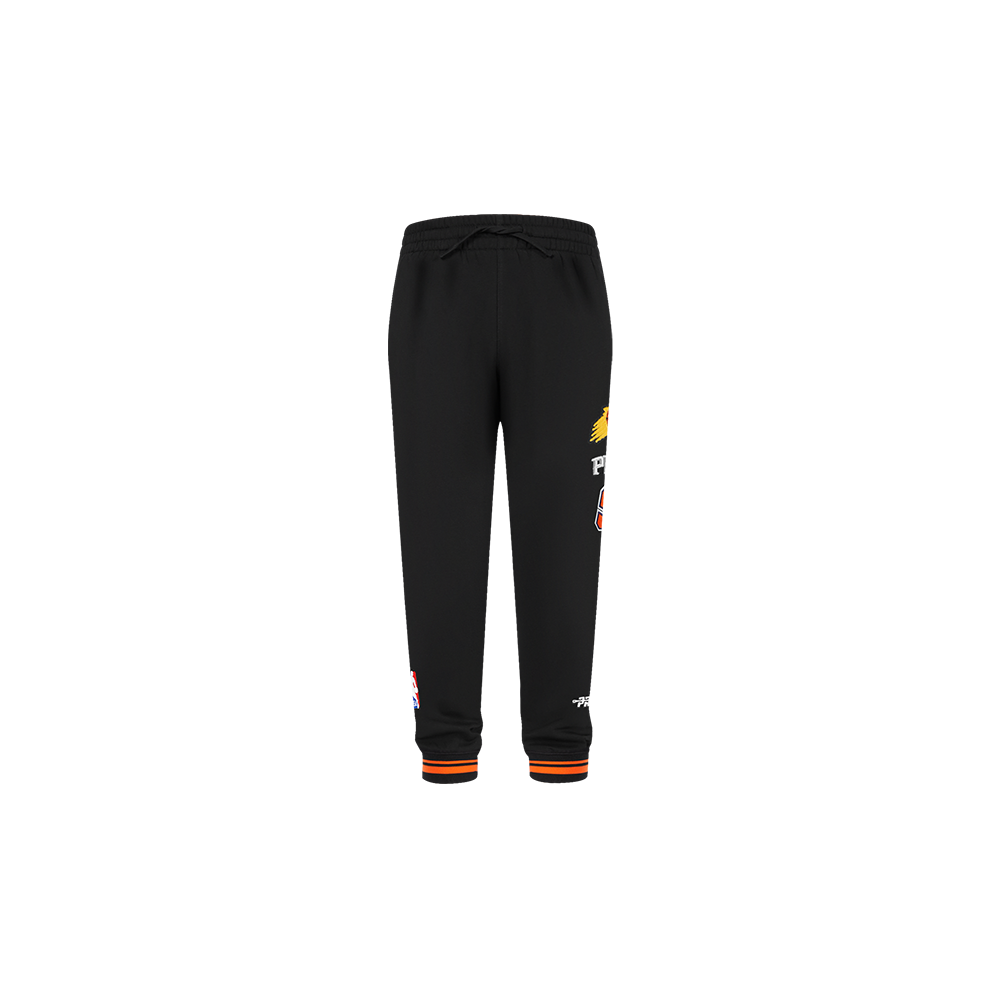 NBA PHOENIX SUNS RETRO CLASSIC PANTALON OUATÉ CÔTELÉ POUR GARÇON BAMBIN (NOIR/ORANGE)
