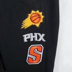 NBA PHOENIX SUNS RETRO CLASSIC PANTALON OUATÉ CÔTELÉ POUR GARÇON BAMBIN (NOIR/ORANGE)