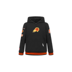 NBA PHOENIX SUNS RETRO CLASSIC TODDLER BOY'S RIB FLEECE PULLOVER HOODIE (BLACK/ORANGE)