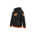 NBA PHOENIX SUNS RETRO CLASSIC TODDLER BOY'S RIB FLEECE PULLOVER HOODIE (BLACK/ORANGE)