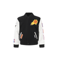 NBA PHOENIX SUNS CLASSIC BLOUSON COLLÉGIAL EN LAINE POUR GARÇON BAMBIN (NOIR/BLANC)