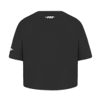 NBA PHOENIX SUNS RETRO CLASSIC TODDLER GIRL'S SHORT SLEEVE BOXY TEE (BLACK)
