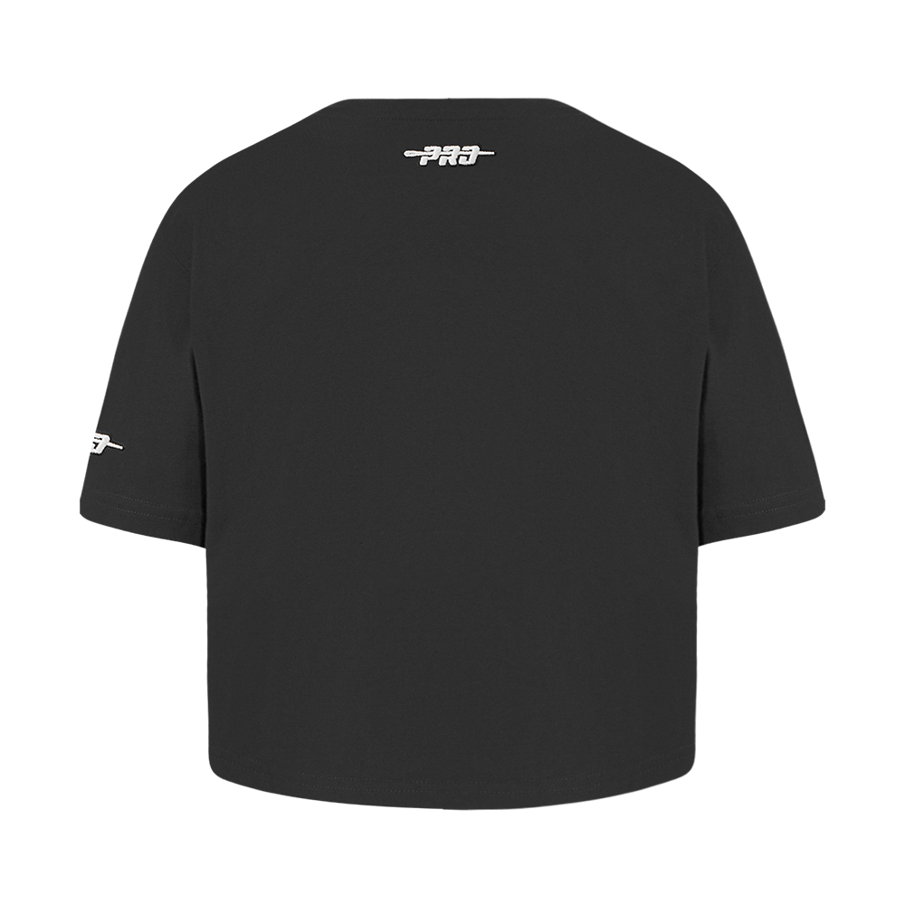 NBA PHOENIX SUNS RETRO CLASSIC TODDLER GIRL'S SHORT SLEEVE BOXY TEE (BLACK)