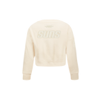 NBA PHOENIX SUNS NEUTRAL CHANDAIL À COL ROND EN MOLLETON POUR FILLE BAMBIN (COQUILLE D'ŒUF)