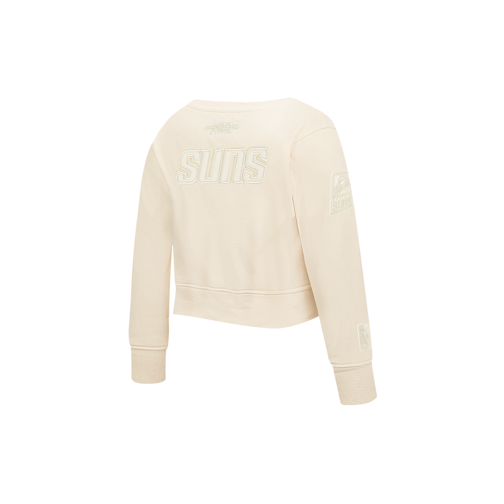 NBA PHOENIX SUNS NEUTRAL CHANDAIL À COL ROND EN MOLLETON POUR FILLE BAMBIN (COQUILLE D'ŒUF)