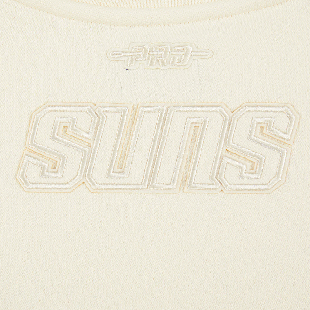 NBA PHOENIX SUNS NEUTRAL CHANDAIL À COL ROND EN MOLLETON POUR FILLE BAMBIN (COQUILLE D'ŒUF)