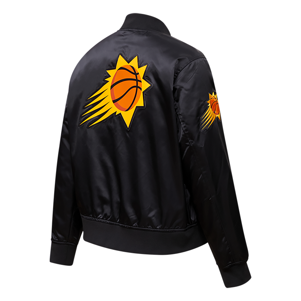 NBA PHOENIX SUNS CLASSIC BLOUSON EN SATIN POUR FEMME (NOIR)