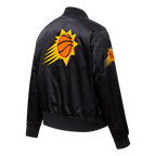 NBA PHOENIX SUNS CLASSIC BLOUSON EN SATIN POUR FEMME (NOIR)