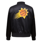 NBA PHOENIX SUNS CLASSIC BLOUSON EN SATIN POUR FEMME (NOIR)