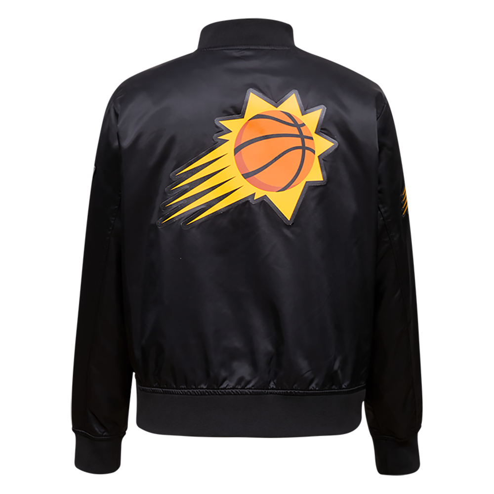 NBA PHOENIX SUNS CLASSIC BLOUSON EN SATIN POUR FEMME (NOIR)