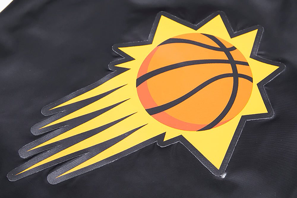 NBA PHOENIX SUNS CLASSIC BLOUSON EN SATIN POUR FEMME (NOIR)