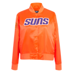 NBA PHOENIX SUNS CLASSIC WOMEN'S SATIN JACKET (ORANGE)