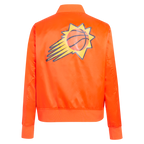NBA PHOENIX SUNS CLASSIC WOMEN'S SATIN JACKET (ORANGE)