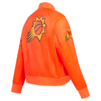 NBA PHOENIX SUNS CLASSIC WOMEN'S SATIN JACKET (ORANGE)