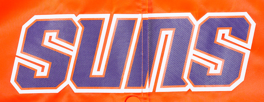 NBA PHOENIX SUNS CLASSIC WOMEN'S SATIN JACKET (ORANGE)