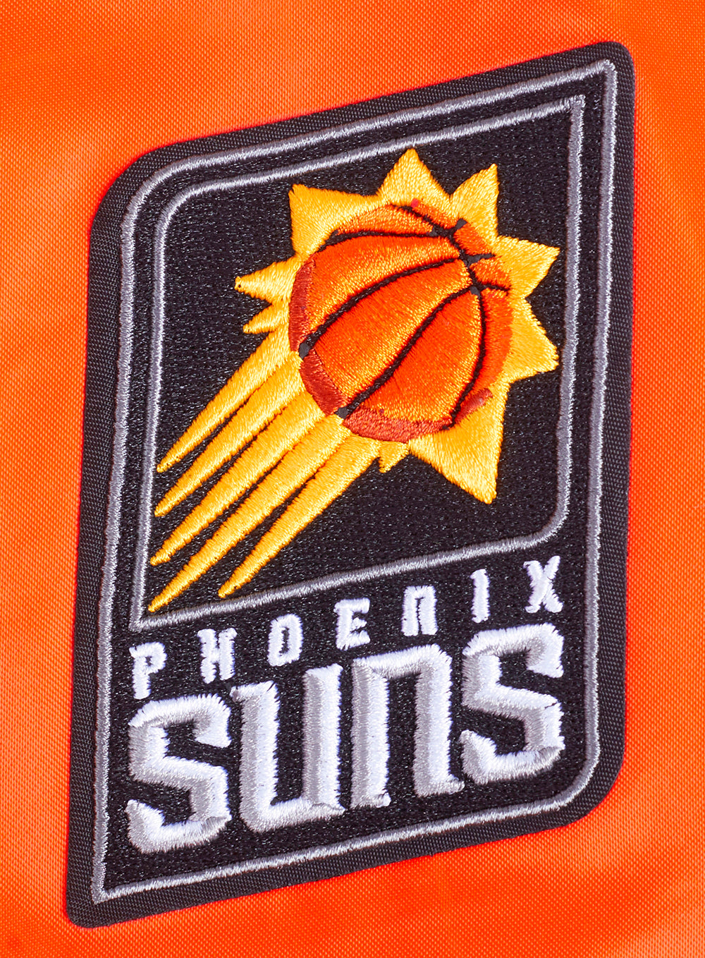 NBA PHOENIX SUNS CLASSIC WOMEN'S SATIN JACKET (ORANGE)