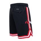 NBA PORTLAND TRAIL BLAZERS CLASSIC CHENILLE MEN'S SHORT (BLACK)