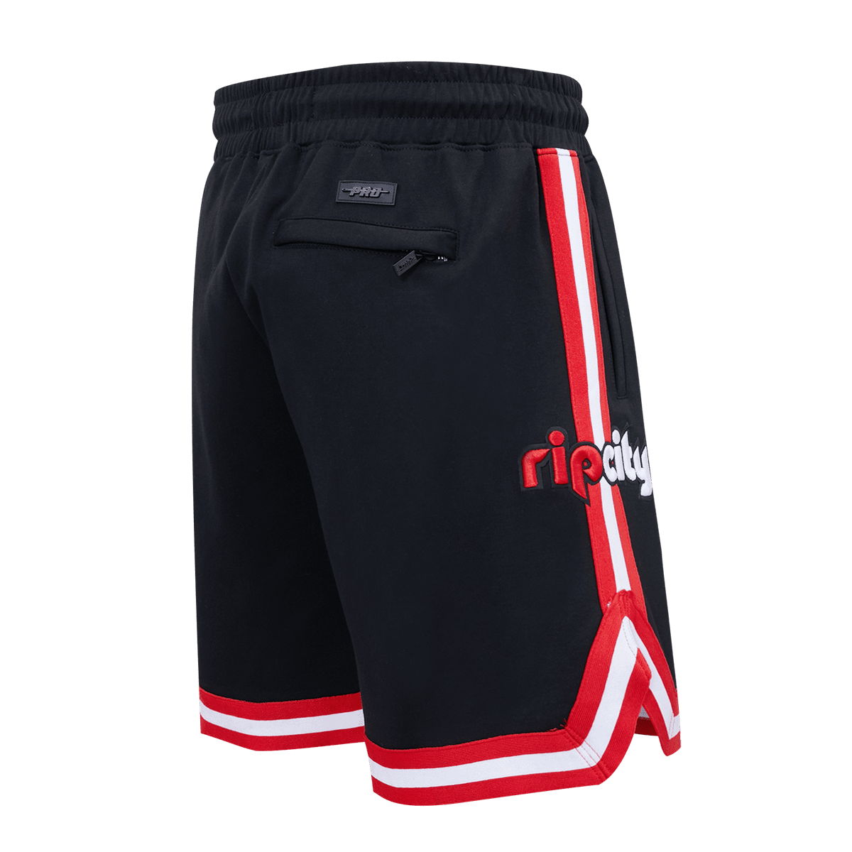 NBA PORTLAND TRAIL BLAZERS CLASSIC CHENILLE MEN'S SHORT (BLACK)