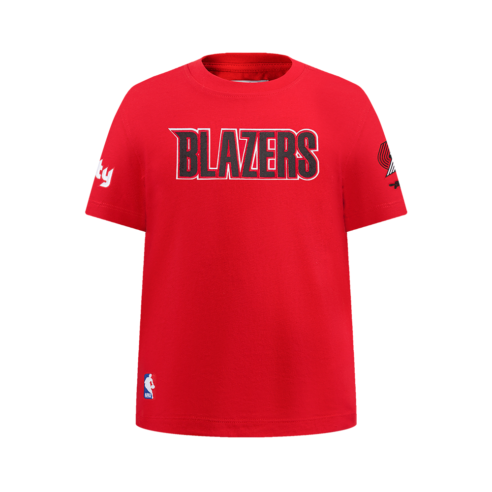 NBA PORTLAND TRAIL BLAZERS CLASSIC BIG BOY'S SJ TEE (RED)