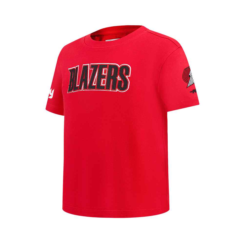 NBA PORTLAND TRAIL BLAZERS CLASSIC BIG BOY'S SJ TEE (RED)