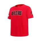 NBA PORTLAND TRAIL BLAZERS CLASSIC BIG BOY'S SJ TEE (RED)