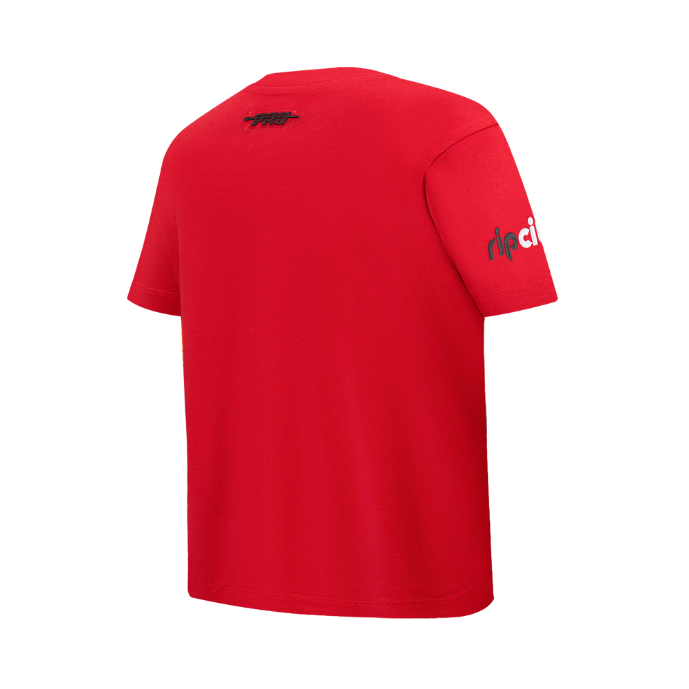 NBA PORTLAND TRAIL BLAZERS CLASSIC BIG BOY'S SJ TEE (RED)
