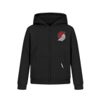 NBA PORTLAND TRAIL BLAZERS CLASSIC BIG BOY'S FLC FZ PO HOODIE (BLACK)