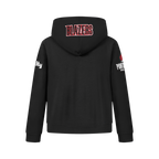 NBA PORTLAND TRAIL BLAZERS CLASSIC BIG BOY'S FLC FZ PO HOODIE (BLACK)