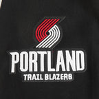 NBA PORTLAND TRAIL BLAZERS CLASSIC BIG BOY'S FLC FZ PO HOODIE (BLACK)