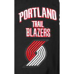 NBA PORTLAND TRAIL BLAZERS RETRO CLASSIC BIG BOY'S RIB FLC PO HOODIE (BLACK/RED/BLACK)