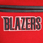 NBA PORTLAND TRAIL BLAZERS CLASSIC BIG BOY'S WOOL VARSITY JACKET (RED/BLACK)