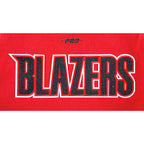 NBA PORTLAND TRAIL BLAZERS CLASSIC BIG BOY'S WOOL VARSITY JACKET (RED/BLACK)