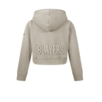 NBA PORTLAND TRAIL BLAZERS NEUTRAL CHANDAIL À CAPUCHON EN MOLLETON POUR FILLE JUNIOR (TAUPE)