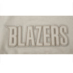 NBA PORTLAND TRAIL BLAZERS NEUTRAL CHANDAIL À CAPUCHON EN MOLLETON POUR FILLE JUNIOR (TAUPE)